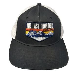 The Last Frontier Alaska 1959 Snapback Trucker Hat Black OS Embroidered Gear